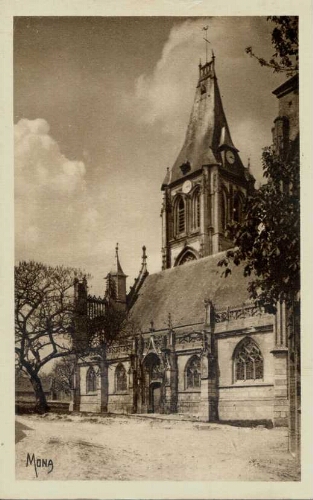 ENVIRONS DE DIEPPE – Arques-la-Bataille. L'église, de style gothique flamboyant, construite de 1515 à 1633