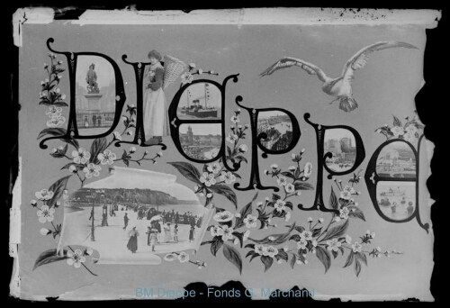 « Dieppe » (colorisée ou non)  (vue de)