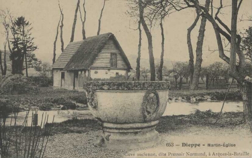 Dieppe – Martin-Eglise Cuve ancienne, dite Pressoir Normand, à Arques-la-Bataille