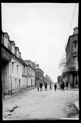 Dieppe (vue de la rue de)