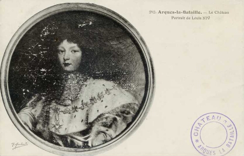 Arques-la-Bataille. - Le Château Portrait de Louis XIV
