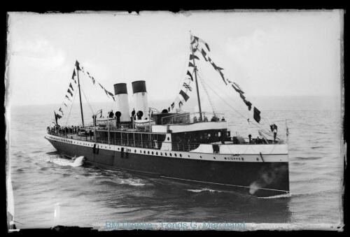 « Dieppe » arrivant (vue du steamer)