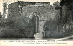 CHATEAU D'ARQUES-LA-BATAILLE. - Entrée du Pavillon de Chasse. Arques-la-Bataille Castle. - Entrance of the an hunting Pavilion.