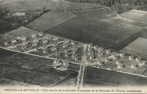 ARQUES-LA-BATAILLE - Cité de la Société Française de la Viscose. G. Thurin, architecte.