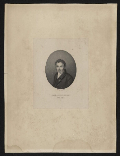 Portrait de Jean-Louis Burnouf, célèbre philologue, né à Urville (1775-1844)