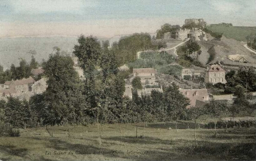 Les Ruines du Château d'Arques (Seine-Inférieure)