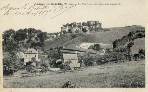 Arques-la-Bataille (S.-Inf.) - Le château, vu dans son ensemble