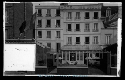 « Hôtel des Indes », « Les Paquerettes » n°40, rue Aguado n°53 (vue de l')