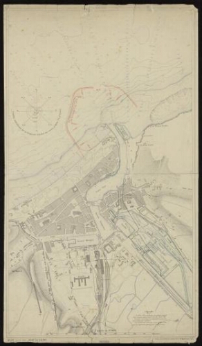 Plan du port de Dieppe