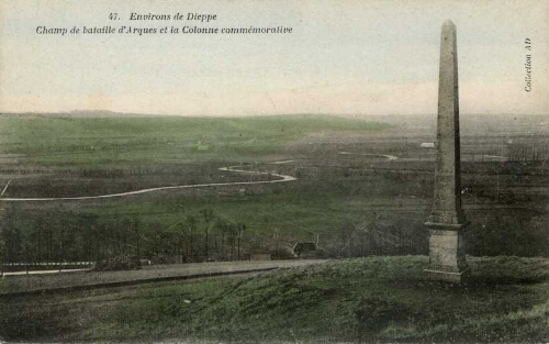 Environs de Dieppe Champ de bataille d'Arques et la Colonne commémorative