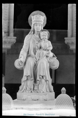 Vierge de l'autel Bonsecours (vue de la)