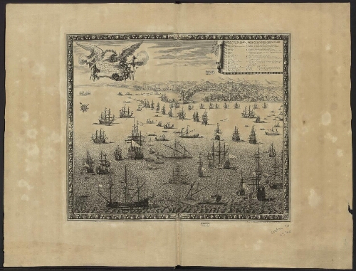 Les attaques de la ville de Gennes et du faubourg de st Pierre d'Arene par l'Armée navale du Roy , commandée par le marquis Duquesne , le 24 Mai 1684 