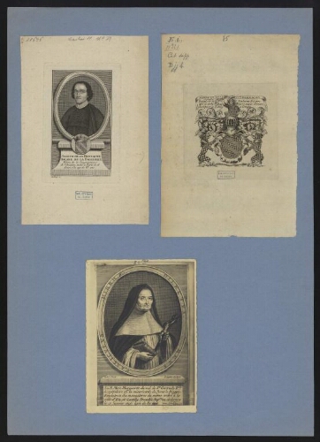 Reproduction photographique de la Révérende Mère Marguerite Duval (don de Mr Cahingt)
