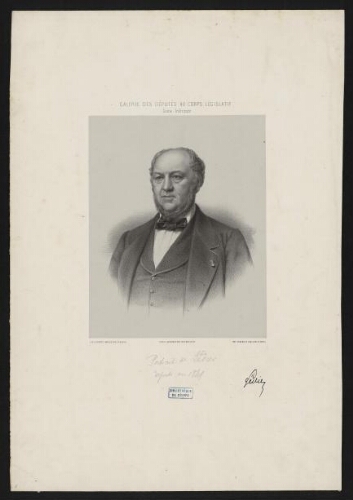 Portrait de Lédier, député en 1848