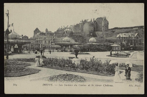 Les jardins du casino et le vieux château