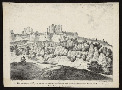 Deuxième vue du château d'Arques