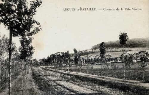 ARQUES-la-BATAILLE. - Chemin de la Cité Viscose