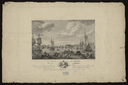 Le port de Dieppe. Vue du grand quai