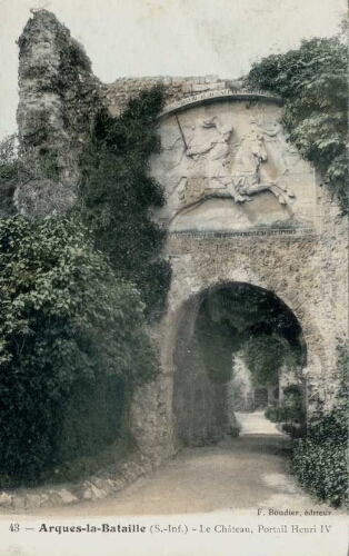 Arques-la-Bataille (S.-Inf.) - Le Château, Portail Henri IV