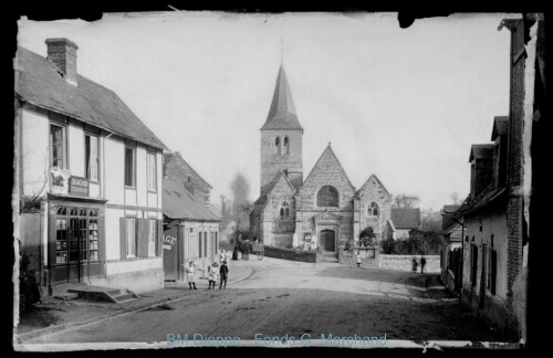 Eglise avant 1914 (vue de l')