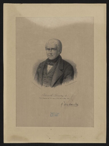 Portrait de Ducrotay de Blainville. 1778-1850